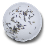 Bombe de bain relaxante au sel de l’Himalaya avec lavande pour detendre le corps et favoriser le sommeil