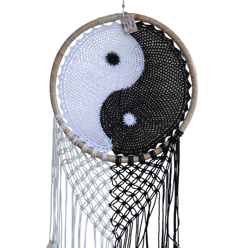Atrapasueños de Bali - Yin Yang extragrande D: 50cm