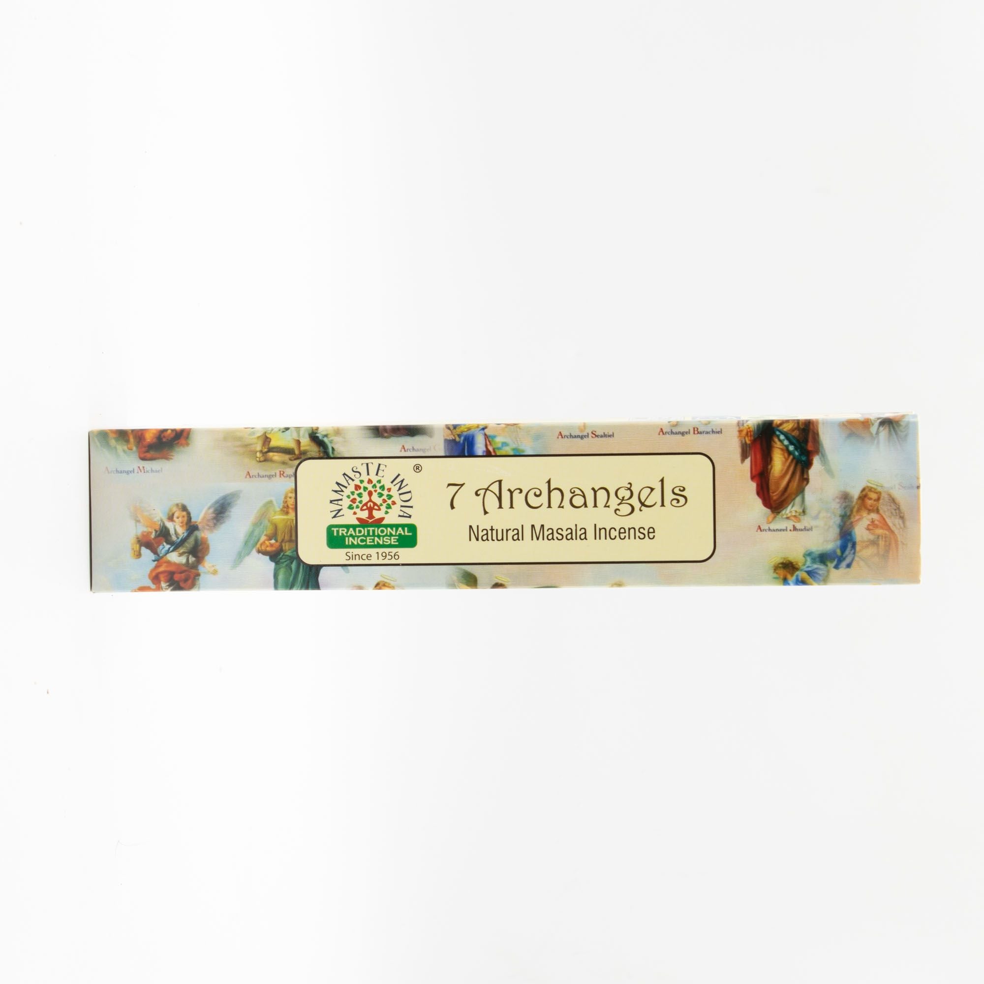 Encens 7 archanges Namaste Mandala avec pierres et porte-encens, ambiance naturelle relaxante
