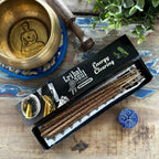 Bâtons d’encens Tribal Soul energy clearing  purification energetique avec porte-encens en céramique, ambiance spirituelle et rituel lunaire