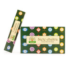 Boîte encens 7 chakras Namaste Mandala avec packaging coloré inspiration chakras