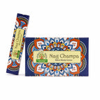 Boîte d’encens Namaste Mandala rnag champa avec bâtonnets naturels, parfum apaisant pour relaxation et méditation