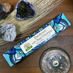 Encens patchouli nag champa Namaste Mandala avec pierres et porte-encens, ambiance naturelle relaxante