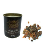 Grains de résine myrrhe avec pot 50g pour encens sur charbon et purification énergétique