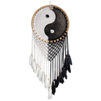 Attrape-Rêves Yin Yang XXL | Décoration Zen Bali 50 cm