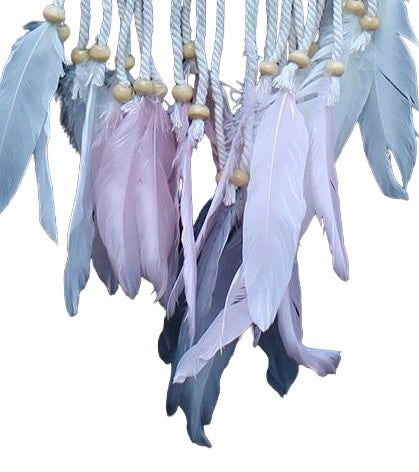 Atrapasueños Protector - Luna de Macramé Colores Surtidos