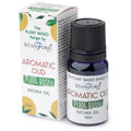 Flacon huile aromatique oud avec son étui au design naturel, idéal pour diffusion et ambiance bien-être