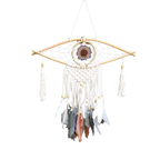 Attrape-Rêves Macramé Œil | Décoration Zen Couleurs Assorties