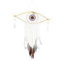 Dream Catcher Protection - Macrame Eye White/Grey/Brown