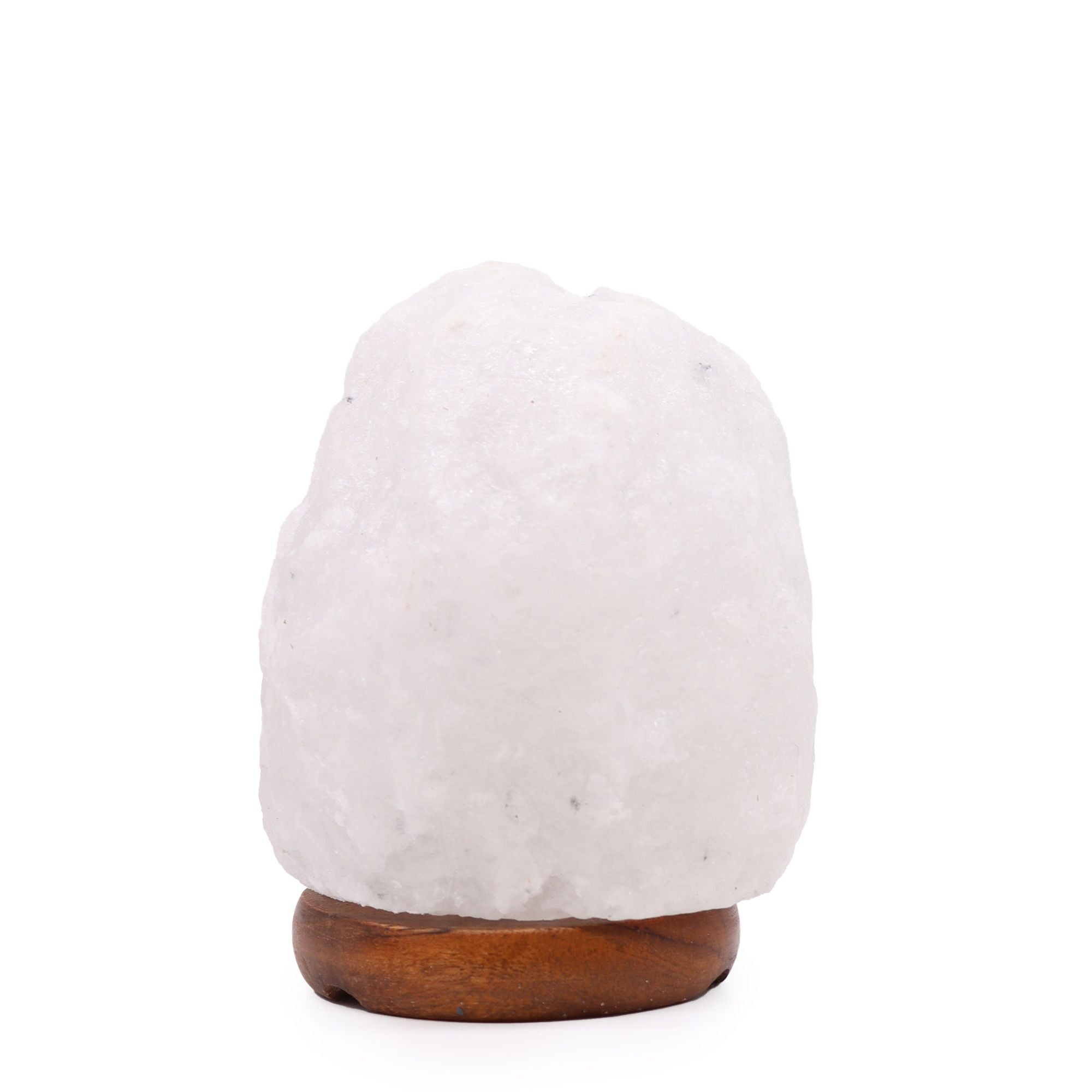 lampe sel himalaya cristal brut pierre blanche naturelle décoration zen