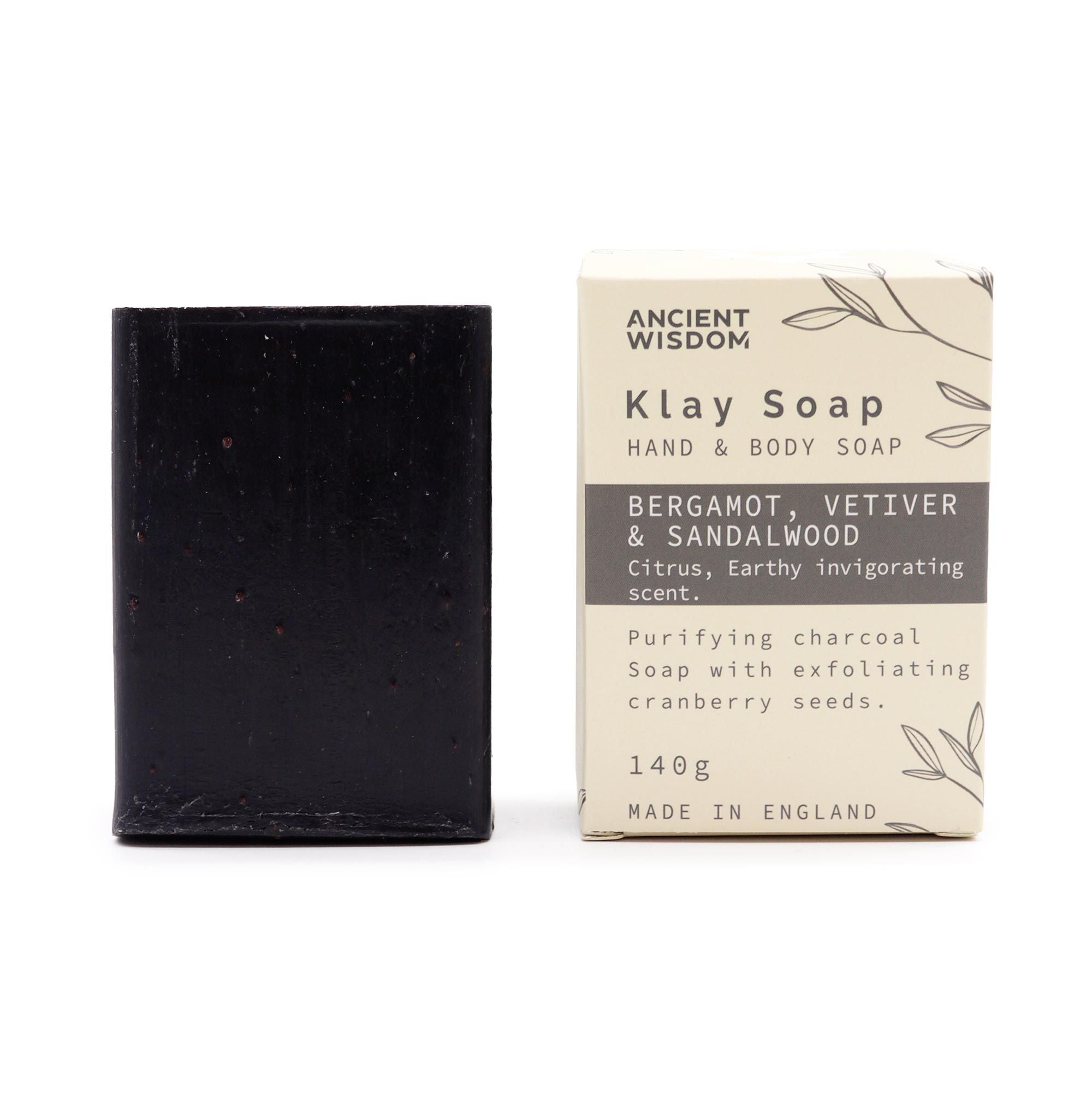 Savon argile bergamote santal détox peau purifiée