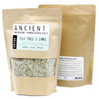 Sachet de sel de bain Himalaya detox 500g avec huiles essentielles d'arbre à thé et citron vert pour purification
