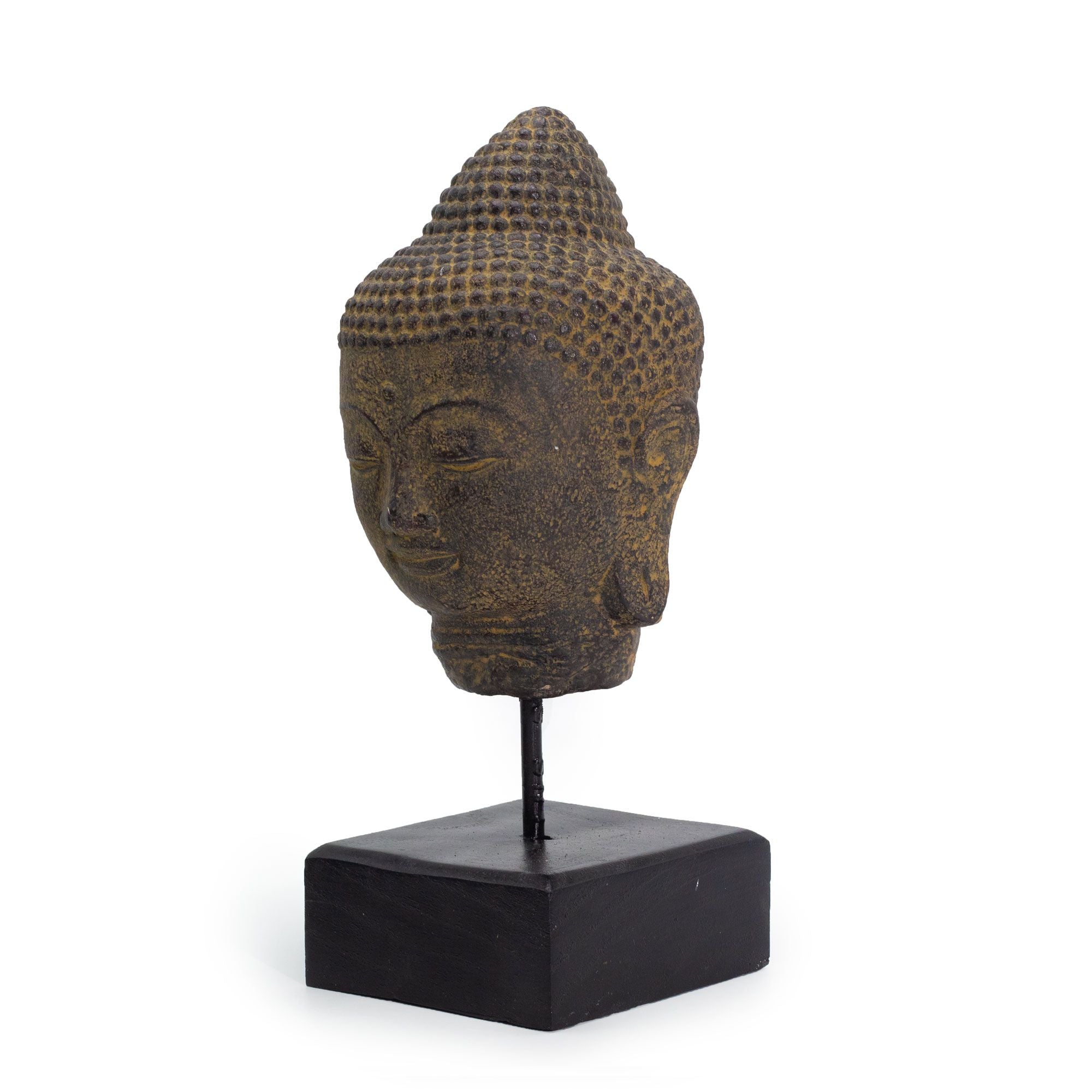 statue bouddha foncee objet deco zen apaisement maison