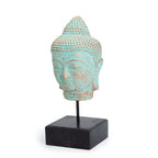 statue bouddha verte cuivre objet deco interieur zen naturel