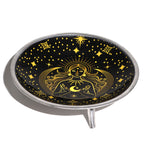 assiette offrande deesse doree metal emaille symbole feminin autel rituel meditation