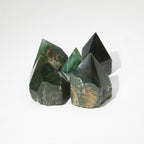 Pointes Aventurine Verte Polie | Lot de 5-6 Pierres Naturelles