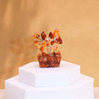 Arbre de Pierres Cornaline & Orgonite | Décoration Zen Miniature