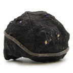 Géode Calcite Colorée Roche Noire | Violet Intense & Décoration Zen