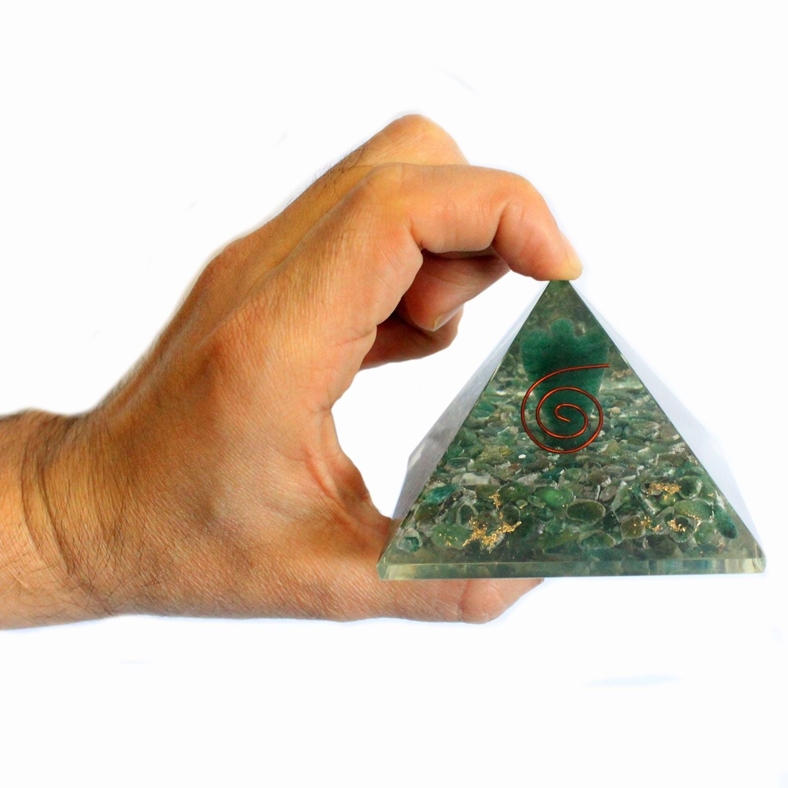 Orgonite Pyramid Angel | Protection & Serenity
