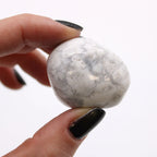 Pierres Roulées Howlite Blanche | Lot de 6 Grandes Pierres Naturelles
