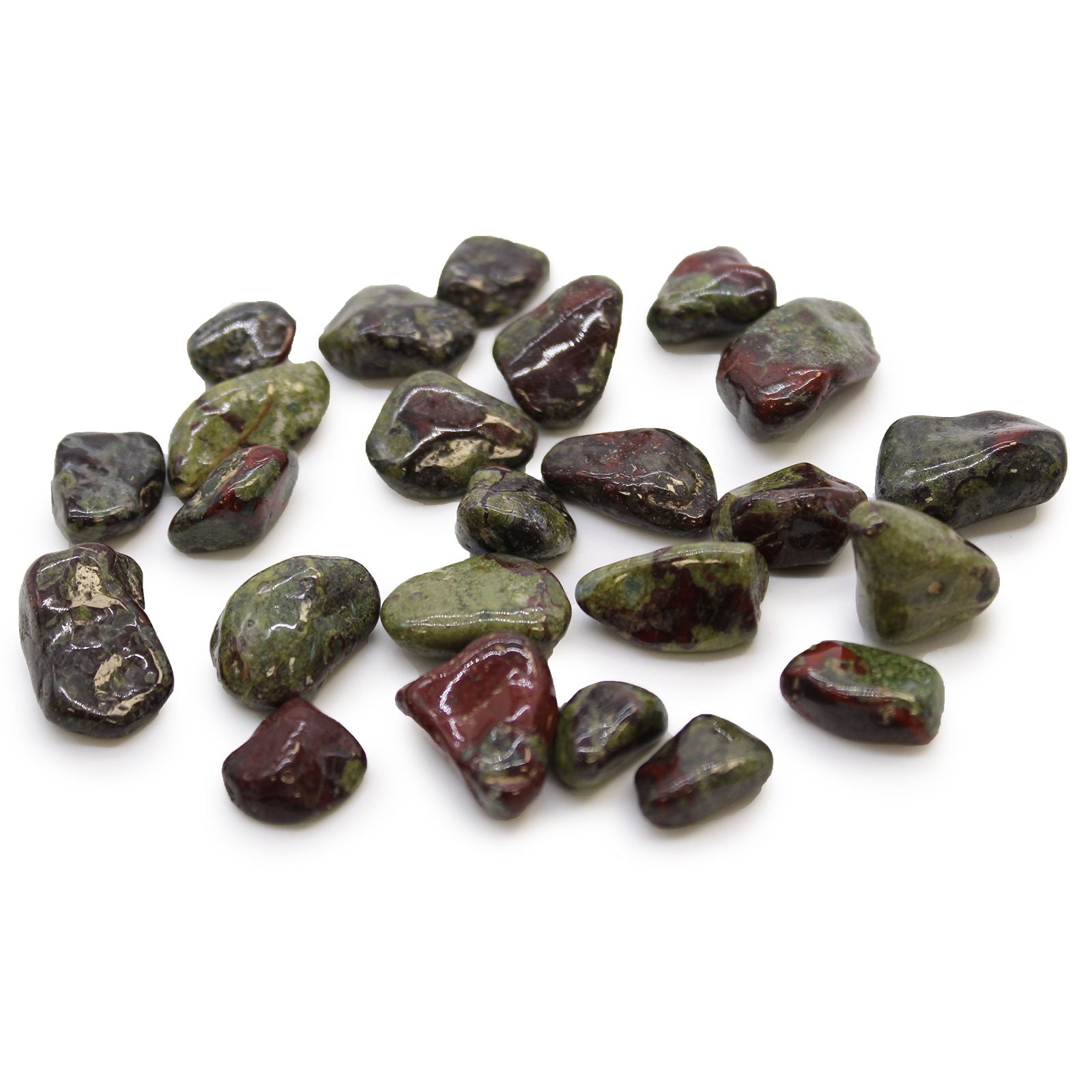 Pierres Roulées Dragon Stone Africaines | Lot de 24 Petites Pierres Naturelles