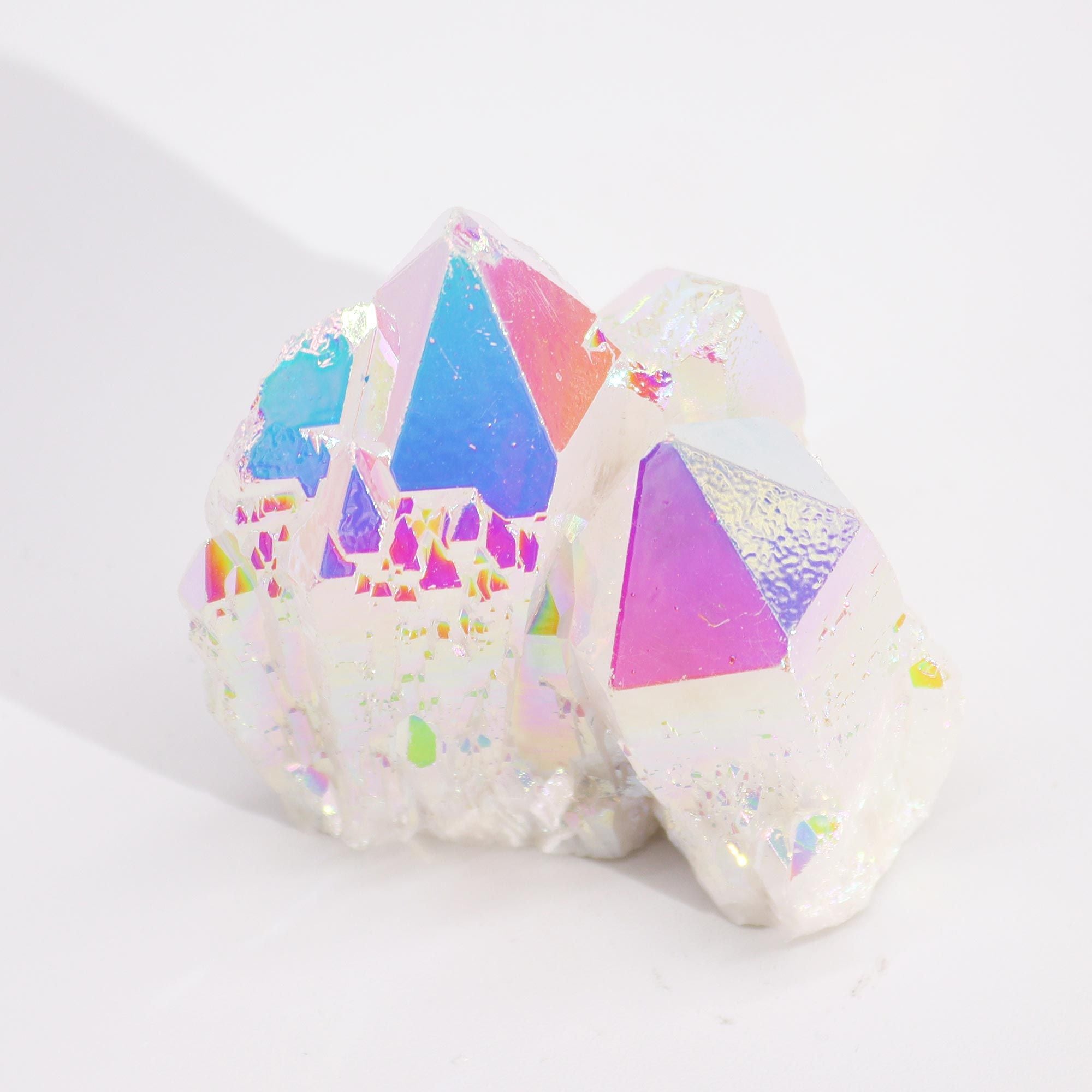 Pierre Quartz Aura Angel | Éclat irisé & douceur apaisante