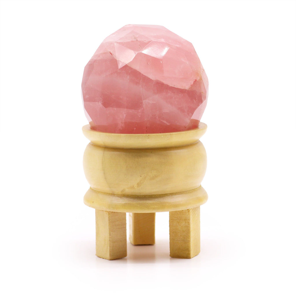 Sphère en Quartz Rose Facetté | Décoration & Bien-être Naturel