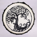 Djembé Artisanal Arbre de Vie en Bois Suar | Ambiance Zen & Cocooning