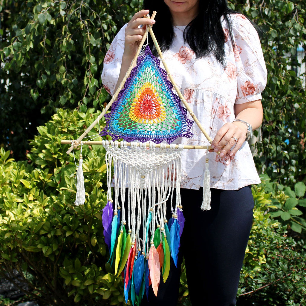Attrape-Rêves Grande Pyramide Bali | Décoration Zen Cocooning