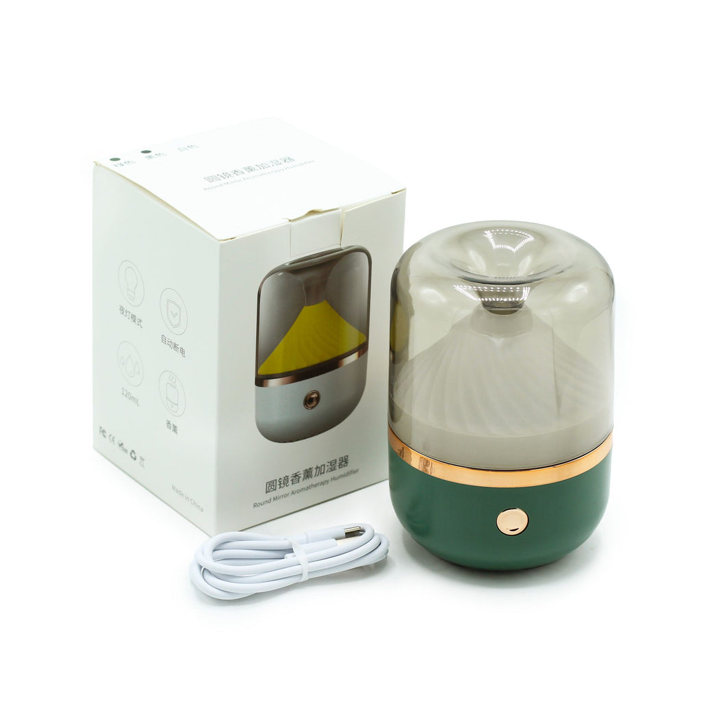 Diffuseur d'Arômes Urban Vert & Bronze | Veilleuse LED USB