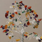 Arbre de Pierres Précieuses & Base Orgonite | 160 Pierres Multicolores
