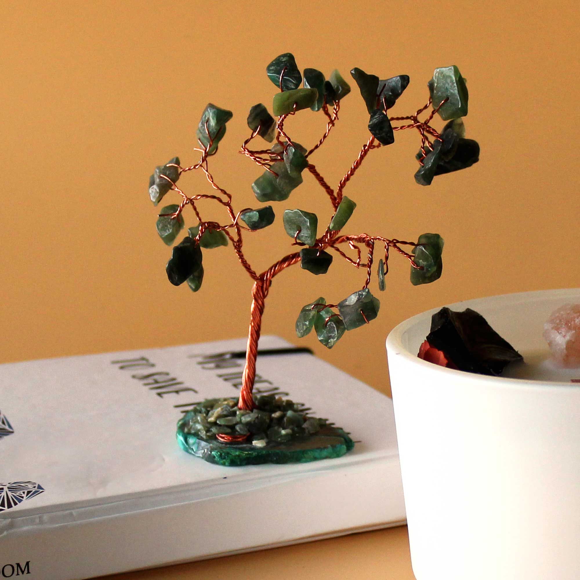 Arbre de Pierres Aventurine Verte | Décoration Zen & Harmonie
