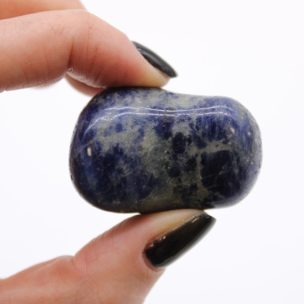 Pierres Roulées Sodalite Bleue | Lot de 6 Grandes Pierres Naturelles d'Afrique