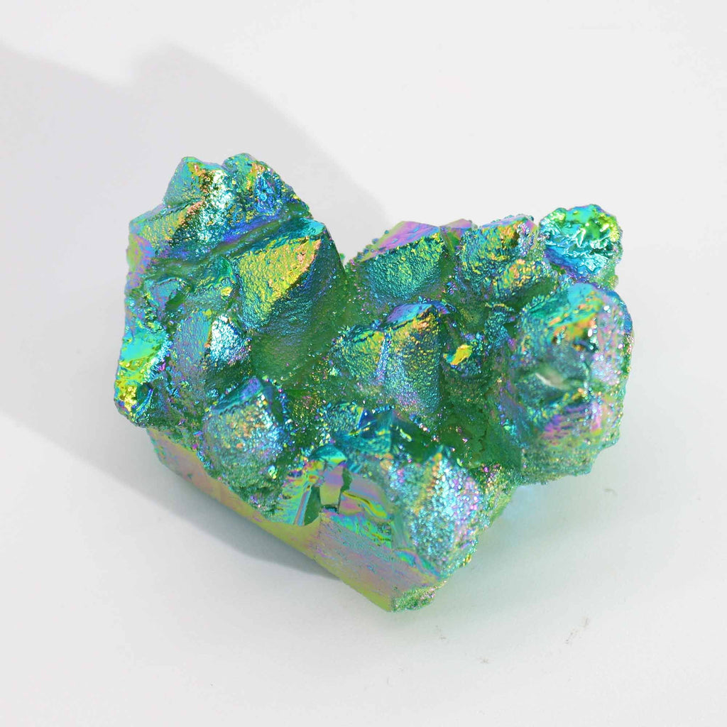 Quartz Aura Flamme Verte | Décoration Zen Naturelle & Cocooning