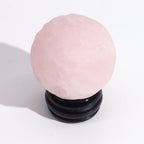 Sphère Quartz Rose sur Socle Goldstone | Décoration Zen 40mm