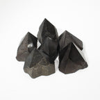 Pointe de Tourmaline Noire Polie | Lot de 5-6 Pierres Naturelles