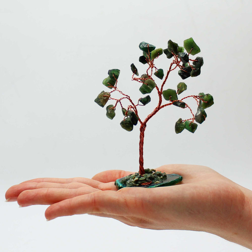 Arbre de Pierres Aventurine Verte | Décoration Zen & Harmonie