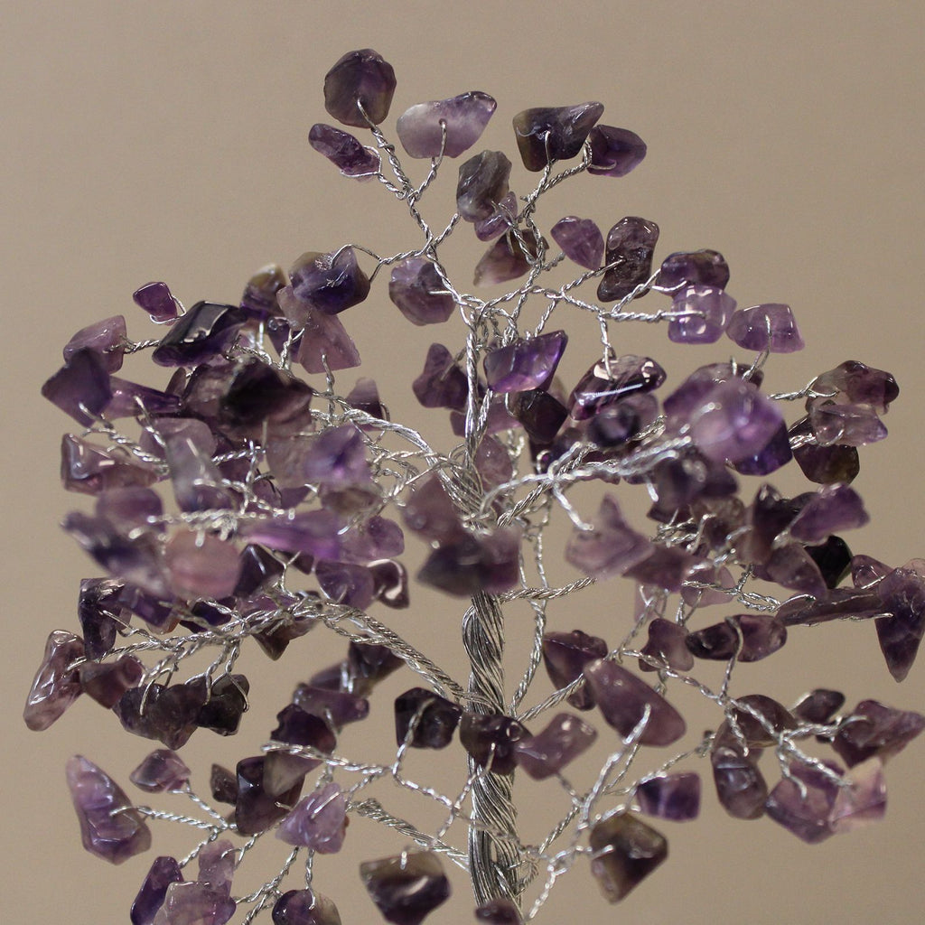 Arbre de Pierres Améthyste & Orgonite | Décoration Zen 160 Pierres