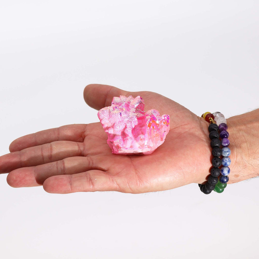 Quartz Aura Rose Halo | Décoration Zen & Bien-être Naturel