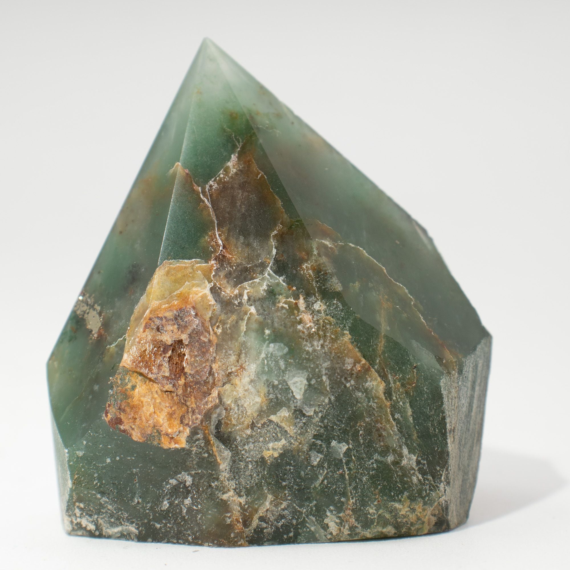Pointes Aventurine Verte Polie | Lot de 5-6 Pierres Naturelles