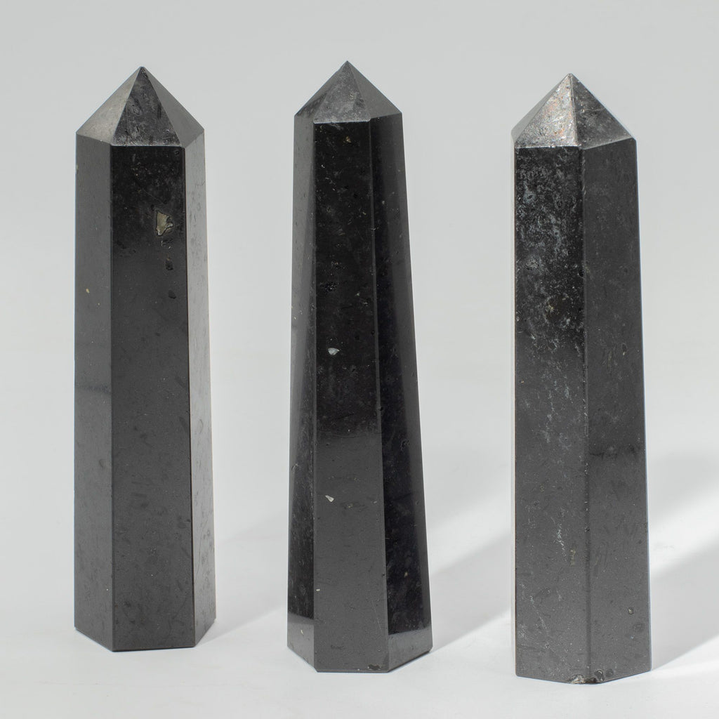 Obélisque Tourmaline Noire Six Faces | Décoration Zen & Ancrage