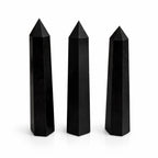 Obélisque Tourmaline Noire Six Faces | Décoration Zen & Ancrage