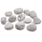 Pierres Roulées Howlite Blanche | Lot de 12 | Sérénité & Clarté