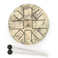 Hapi Drum Acier Motif Atlas 14 cm | Sonorités Apaisantes & Cocooning
