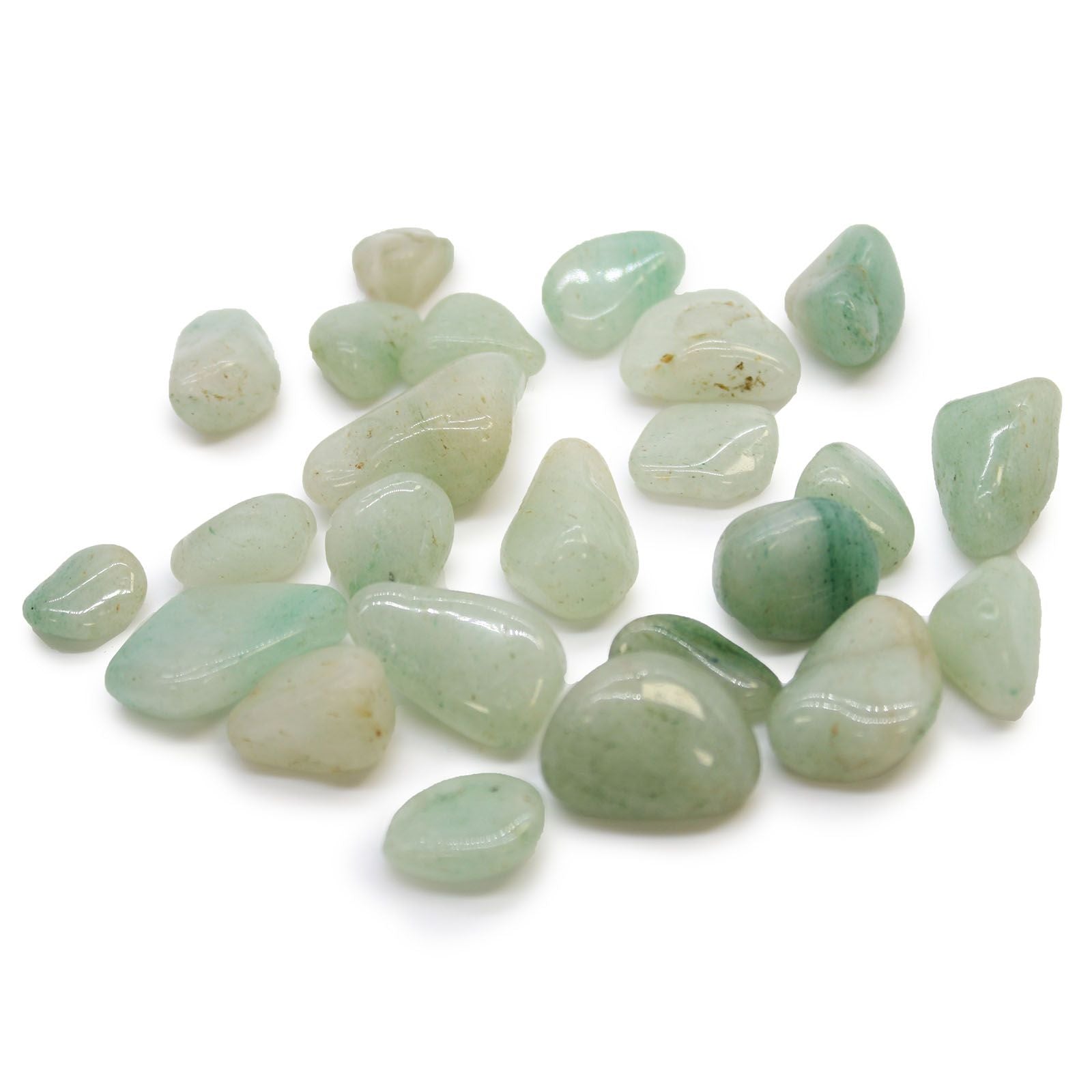Pierres Roulées Aventurine Africaine | Lot de 24 Petites Pierres Naturelles
