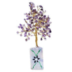 Arbre de Pierres Améthyste 160 Pierres | Décoration Zen Artisanale