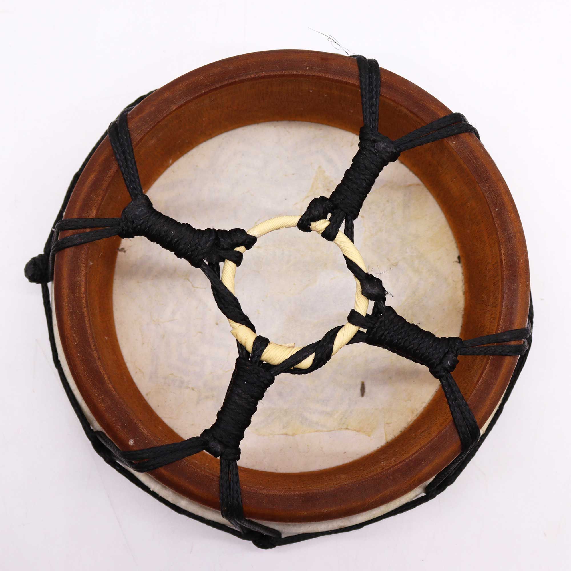 Tambour Mandala Artisanal | Décoration & Méditation Sonore 20 cm