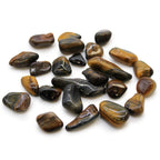 Pierres Roulées Œil de Tigre | Sachet de 24 pierres naturelles variées