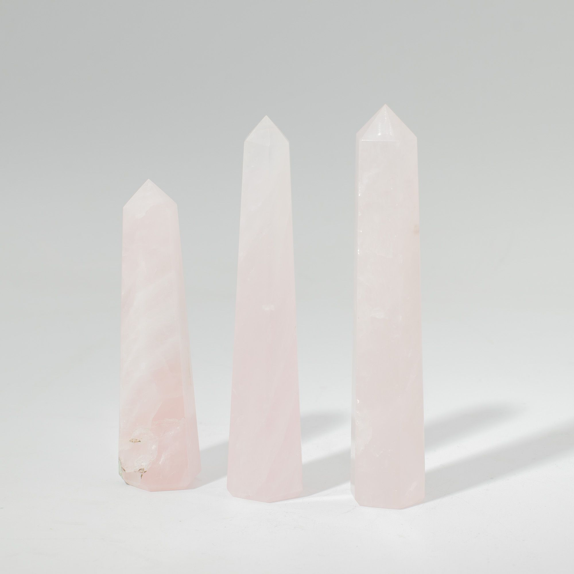 Obélisque Quartz Rose Six Faces | Décoration Zen & Douceur Naturelle