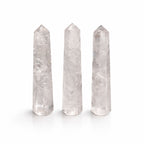 Obélisque Cristal de Roche Six Faces | Clarté & Harmonie Déco